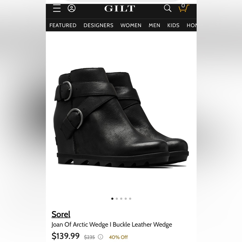 Joan Of Arctic Wedge Bootie- make an offer!!